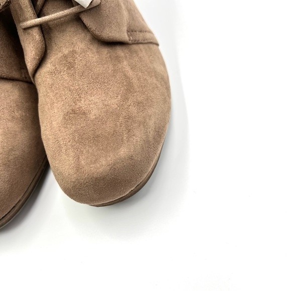 Dr Scholls Womens Size 10 Brown Microsuede Tasseled Wedge Ankle Boots Booties - Picture 5 of 15